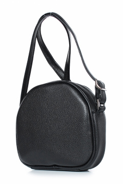 Черная сумка на молнии из экокожи с ручкой-ремнем Galanteya 47923.23с1353к45 черный - фото 1
