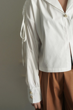 Блуза MAKKI 3322 молочный - фото 3