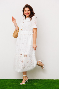 Платье Romanovich Style 1-1951 белый - фото 5