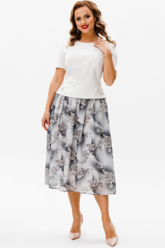 Комплект блуза и юбка для повседневного стиля Urs 24-385-2 - фото 2