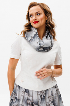 Комплект блуза и юбка для повседневного стиля Urs 24-385-2 - фото 4