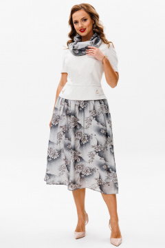 Комплект блуза и юбка для повседневного стиля Urs 24-385-2 - фото 1