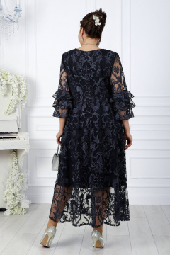 Платье Ninele 7436 темно-синий - фото 3