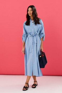 Платье-т प्रधान выполненная из текстиля с карманами и поясом ANNETE A908/1 - фото 3