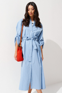 Платье-т प्रधान выполненная из текстиля с карманами и поясом ANNETE A908/1 - фото 2