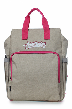 Рюкзак на каждый день из текстиля бежевый Galanteya 5324.24с250к45 бежевый - фото 3
