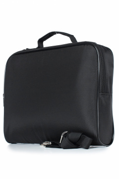 Папка деловая из текстиля черная с карманом и ручками Galanteya 9608.24с223к45 черный - фото 1