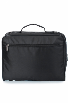 Папка деловая из текстиля черная с карманом и ручками Galanteya 9608.24с223к45 черный - фото 4