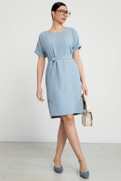 Платье свободного силуэта с карманами и поясом LADO 6252/1-3 - фото 1