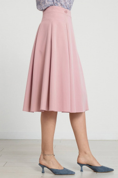 Стильная юбка с запахом, складками и регулируемым поясом LADO 1154-16 - фото 5