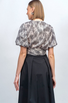 Блуза и миди юбка из текстиля для стильных образов Noche mio 5.315 lotos - фото 5