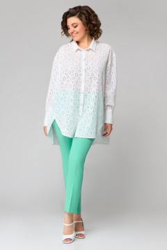 Костюм рубашка и брюки из хлопка для повседневной носки AMUARt 1012 - фото 2