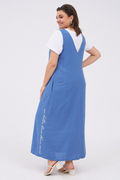 Сарафан, футболка KaVaRi 8031.2 голубой - фото 2