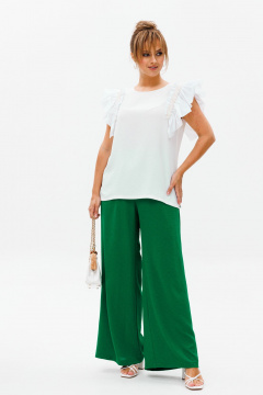 Блуза, брюки Mubliz 174 зеленый - фото 4