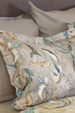 Постельный набор «АЙРИС» из хлопка с ирисами Listelle 2613401 - фото 5