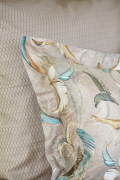 Постельный набор «АЙРИС» из хлопка с ирисами Listelle 2613401 - фото 2