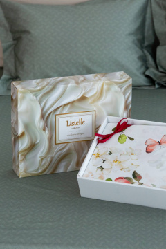 Комплект «Николетта» с акварельными цветами из хлопка Listelle 2813703 - фото 4