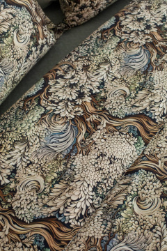 Комплект постельного белья хлопковый в стиле барокко с текстурой Listelle 2614903 - фото 5