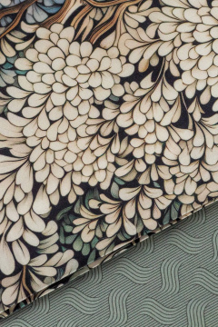 Комплект постельного белья хлопковый в стиле барокко с текстурой Listelle 2614903 - фото 2