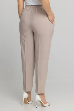 Брюки с резинкой на повседневный стиль из текстиля Avila 0957 бежевый - фото 5