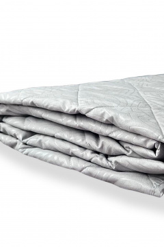 Покрывало домашнее стеганое из полиэстера в сером цвете Файбертек П.140х210.ПЭ.Grey - фото 3