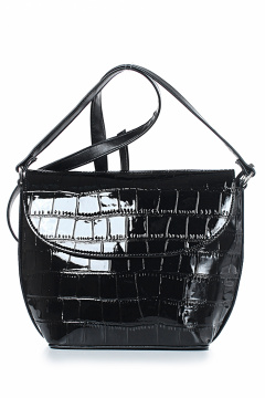 Экокожа сумка черная с регулируемым ремнем Galanteya 4424.24с241к45 черный - фото 2