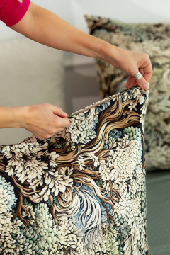 Круглогодичная наволочка мультиколор из хлопка Listelle 2514902-1 - фото 4