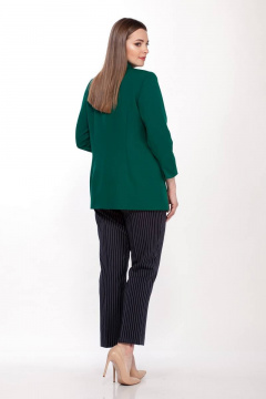 Жакет на подкладке с воротником-стойкой и карманами Belinga 5038 бутылка - фото 5