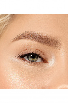 Карандаш для бровей коричневый, точное моделирование, стойкий LUXVISAGE BROWISSIMO_ultra_slim_super_stay_24H 310 soft brown - фото 3