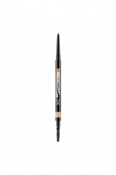 Карандаш для бровей коричневый, точное моделирование, стойкий LUXVISAGE BROWISSIMO_ultra_slim_super_stay_24H 310 soft brown - фото 1