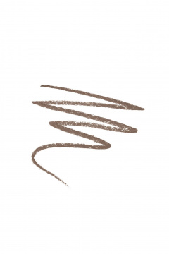 Карандаш для бровей коричневый, выдвижной, без заточки LUXVISAGE BROWISSIMO_ultra_slim_super_stay_24H 312 smoky - фото 2