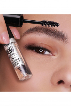 Круглогодичный гель для бровей с фиксацией 12H LUXVISAGE BROW_SUPER_FIX_12H бесцветный - фото 2