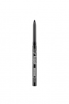 Карандаш для глаз черный, с высокой цветопередачей, стойкий LUXVISAGE Soft_kajal_super_stay black - фото 1