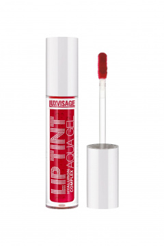 Тинт для губ с матовым эффектом и увлажняющим комплексом LUXVISAGE LIP_TINT_AQUA_GEL_hyaluron_complex 02 красный (sexy red) - фото 1