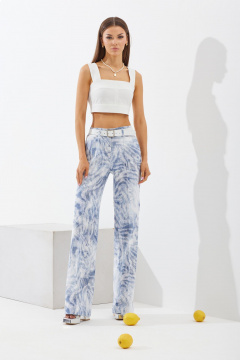 Комплект бежевых брюк и укороченного жакета, на каждый день N.O.W. 1424 - фото 5