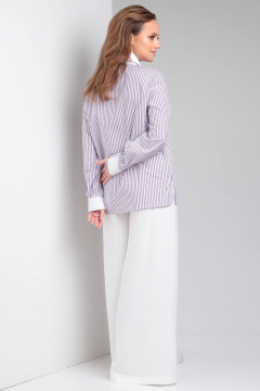 Брюки палаццо со складками и карманами Viola Style 7069 - фото 2