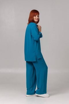 Брюки, рубашка Соджи 617 бирюзовый - фото 3