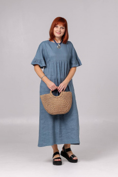 Платье Соджи 618 синий - фото 5