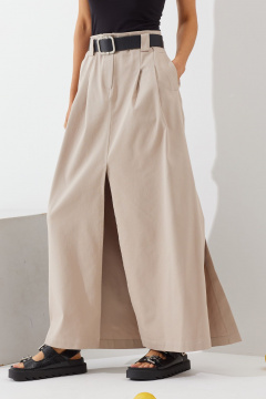 Юбка макси А-силуэта с складками и прорезными карманами N.O.W. 1430 - фото 5