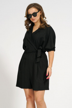 Леновый комбинезон с укороченным рукавом для летнего стиля Медея и К 2169 - фото 5