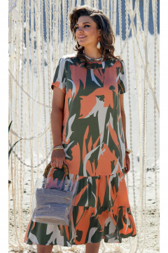 Vittoria Queen 21423 молочный-оливка-персик