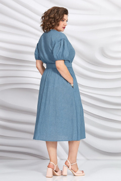 Платье с резинкой, карманами и длиной до колена Mira Fashion 5433 - фото 3