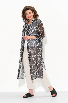 Туника IVA 1606 черный - фото 5