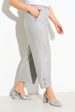 Короткие летние брюки из костюмной ткани с карманами IVA 1605 - фото 5