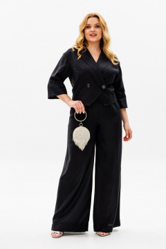 Брюки, жакет Michel chic 1375 черный - фото 2