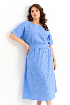 Платье IVA 1596 голубой - фото 4