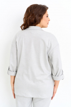 Жакет IVA 1594 серый - фото 2