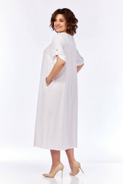 Платье SVT-fashion 600 белый - фото 4