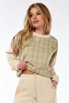 Летний костюм: брюки и джемпер в стиле спортшик LEANNA-STYLE 9016 мультиколор - фото 1