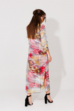 Кардиган NikVa 539-1 красно-желтый - фото 5